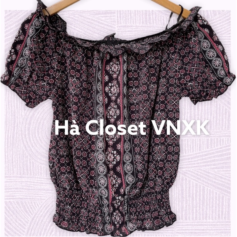 Sale-Áo Voan Peplum Xuất Dư