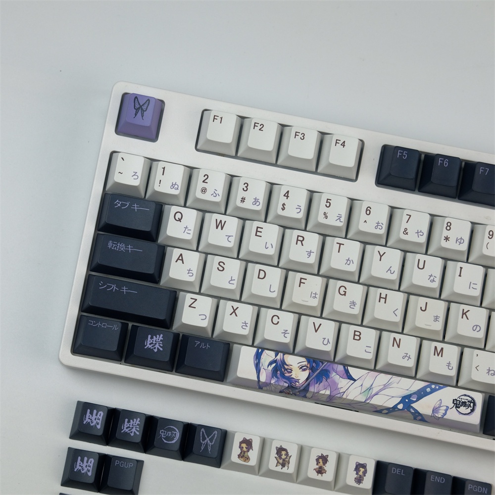 Gói phím GMK Butterfly Ninja, 133 phím Keycaps Cherry Profile DYE-SUB Cá nhân hóa GMK Keycaps cho bàn phím cơ