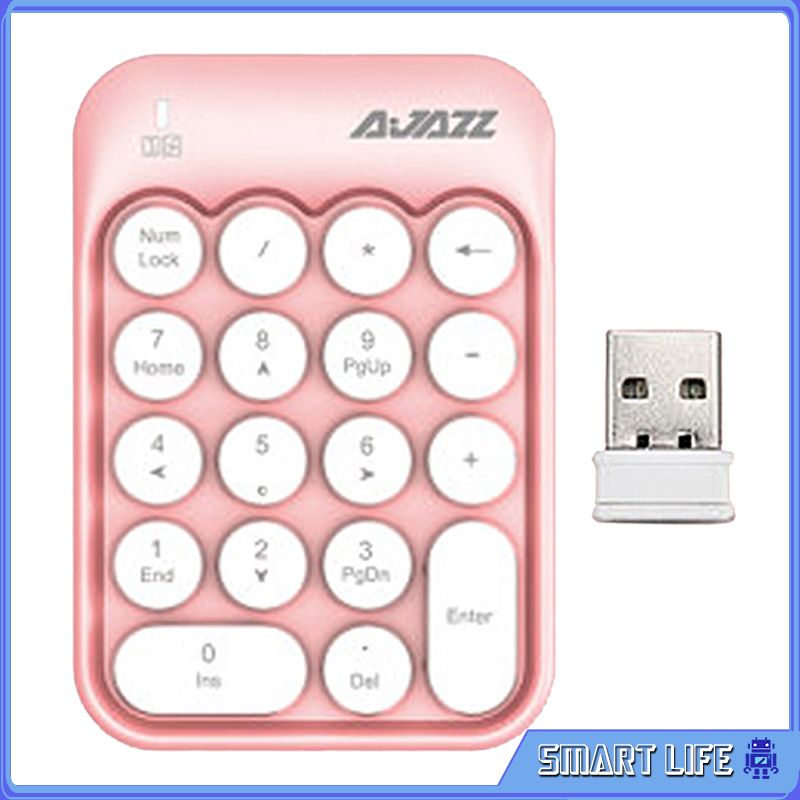 Bàn Phím Số Mini Không Dây 18 Phím | BigBuy360 - bigbuy360.vn
