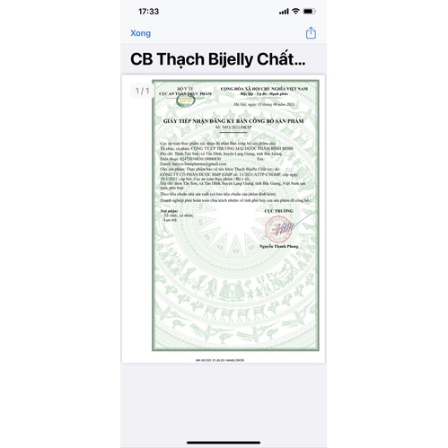 Thạch Bejelly chất xơ