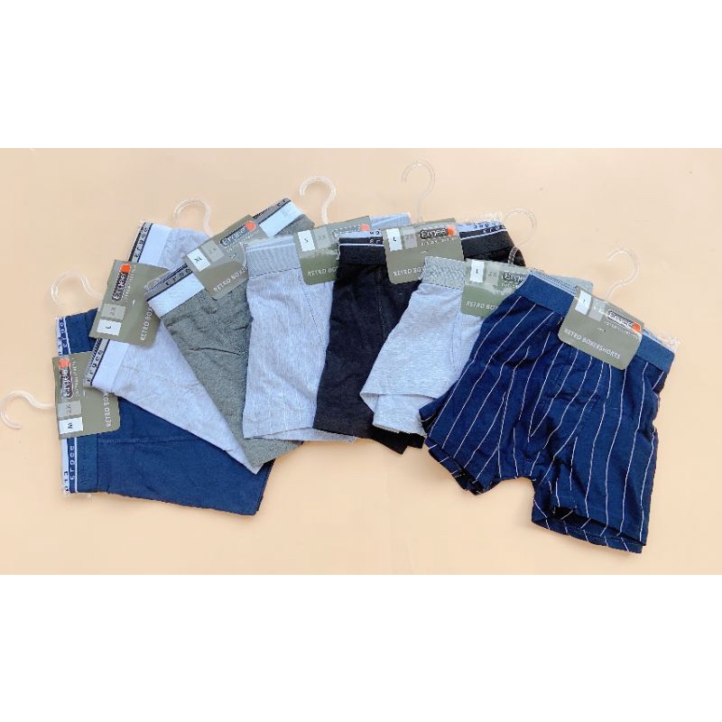 Quần sịp nam xuất khẩu Ergee kiểu dáng trẻ trung, Boxer xuất dư cotton thấm hút