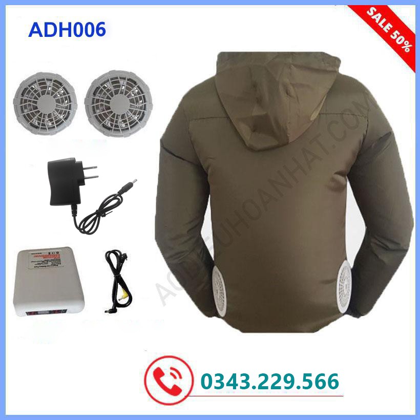 Áo Điều Hòa Chống Nóng Chống Nắng Nam Nữ Gắn Quạt Gió Công Nghệ Nhật Bản, Pin 6400mAh, Giảm Tới 10 Độ Khi Mặc | BigBuy360 - bigbuy360.vn
