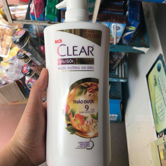 Dầu gội Clear thảo dược 900g ( 9 loại thảo dược )