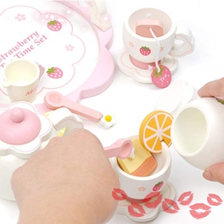 Bộ Ấm Trà Đồ Chơi Bằng Gỗ Cho Bé