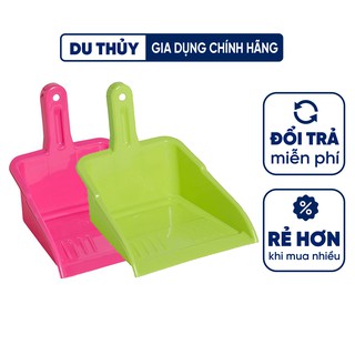 Ky hốt rác nhựa với chất liệu nhựa pp bền đẹp, kích thước vừa cán ngắn màu đỏ, xanh lá, xanh dương thiết kế đẹp bắt mắt