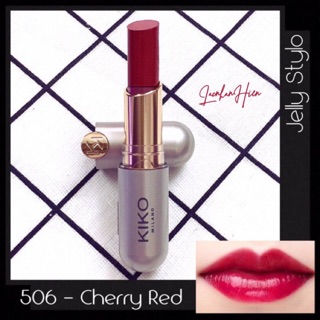 [Đỏ cherry 506] SON DƯỠNG BÓNG KIKO MILANO ❤ KIKO MILANO JELLY STYLO CHERRY RED