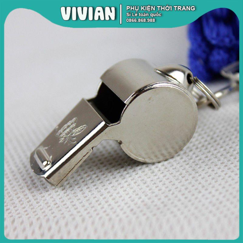 Còi Trọng Tài Thể Thao Chất Liệu Inox và nhựa Cao Cấp, Bền Và Nhiều Màu Sắc