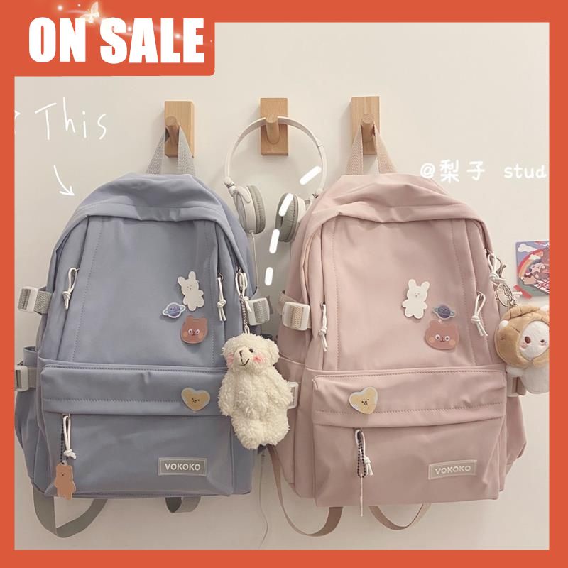Schoolbag female ulzzang high school students large capacity backpack ins backpack