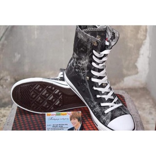 F Xả hàng - Giày sneaker nam cổ gấp ¹ " V : ' & " !