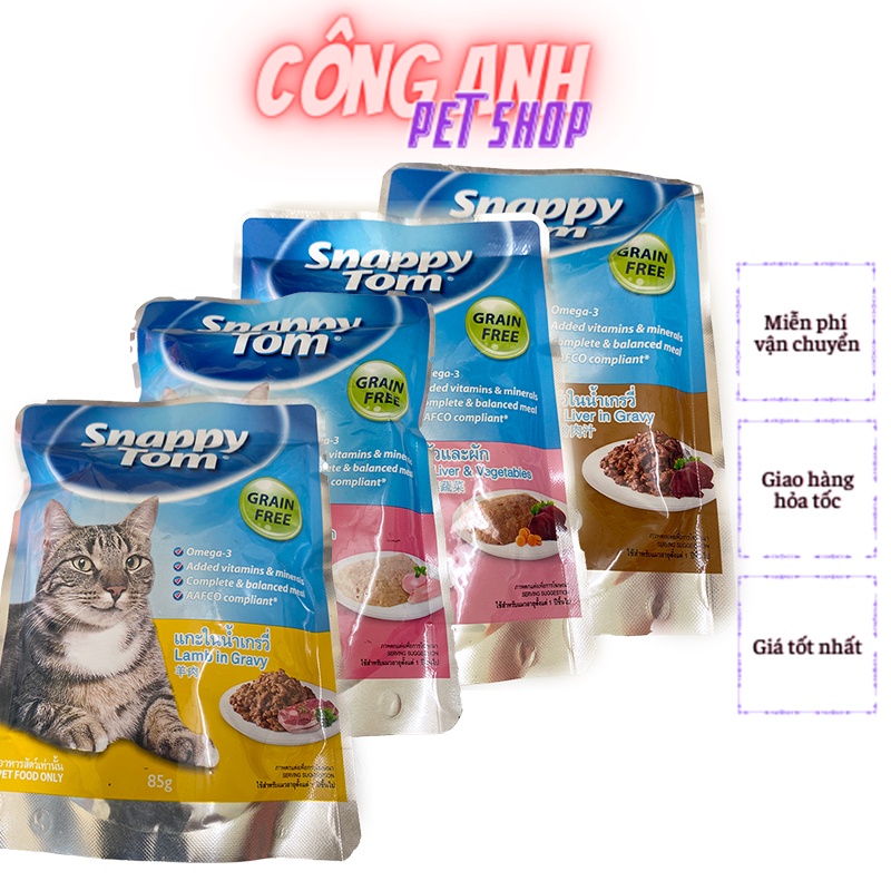 Snappy Tom - Pate cho mèo mọi lứa tuổi 85g