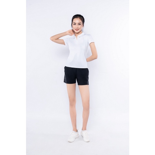 Áo Polo Nữ Livan Sport Màu Trắng New Daily Thanh Lịch Chống Nhăn Nhàu Kháng Khuẩn Cao Cấp