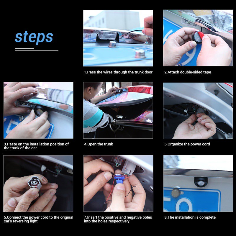 SEAMETAL LED Đèn lùi ô tô Đèn lùi tự động 12V Chống thấm nước Đa năng T20 T10 W5W Đèn hậu LED Phụ kiện ô tô