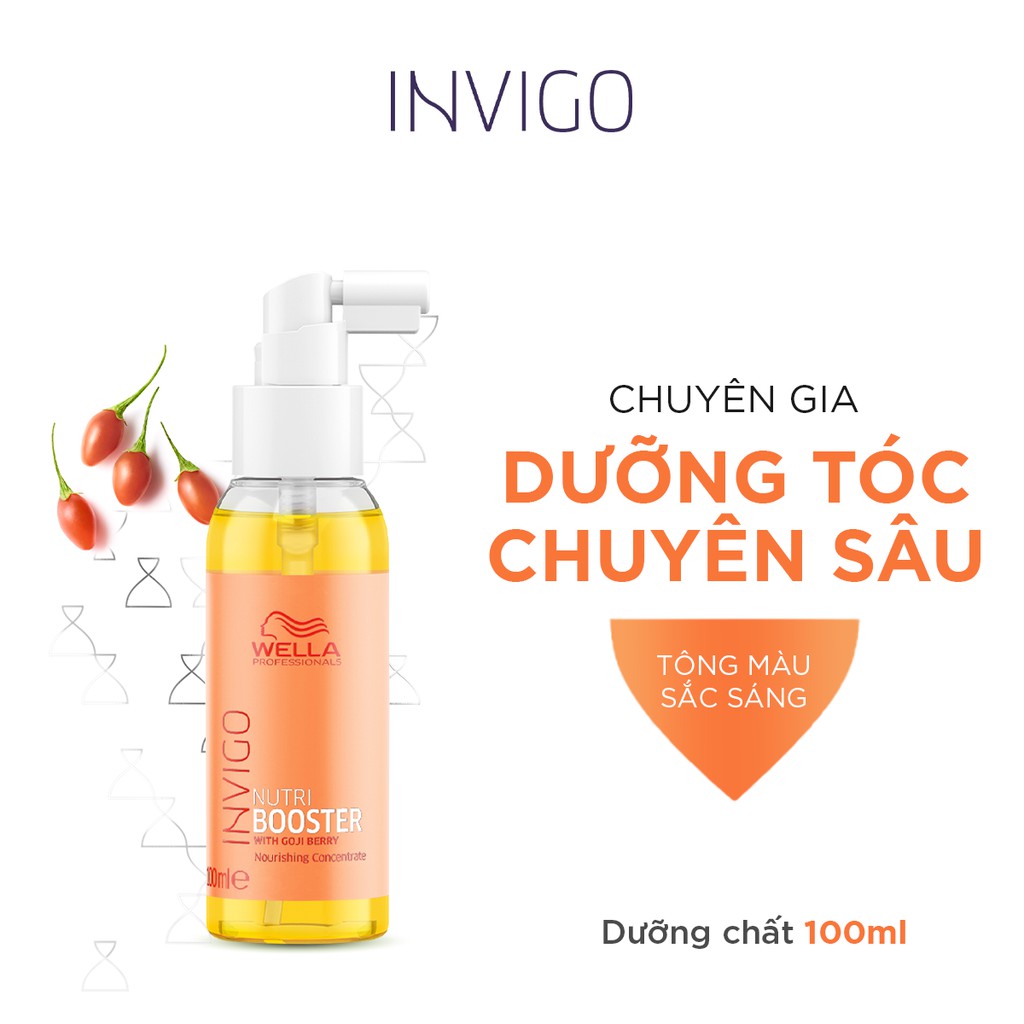 Dưỡng Chất Wella Invigo Tăng Cường Dưỡng Chất, Phục Hồi Tóc Khô Xơ Nutri Booster 100ml