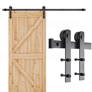 Ray lùa cửa màu đen - Bộ phụ kiện cửa treo