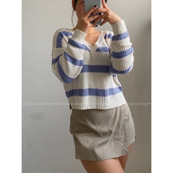 Áo len Wild Fable V-neck Cropped Sweater hàng XK | BigBuy360 - bigbuy360.vn