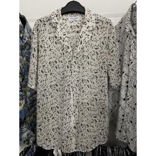 Áo sơ mi nam nốt nhạc SLP saint laurent