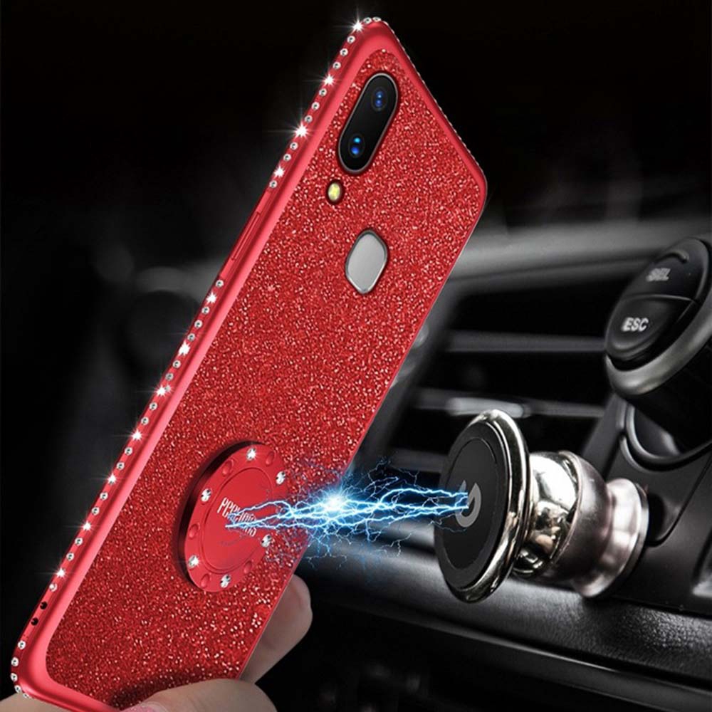 Ốp điện thoại silicon mềm đính đá lấp lánh thời trang sang trọng cho Xiaomi Redmi Note 10 9 Pro Max 9S 8 8Pro 7 7Pro 6 6Pro 5 5Pro