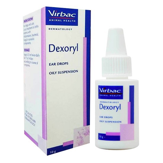 Sản phẩm Dexoryl xử lý viêm tai cho chó mèo