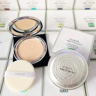 Phấn Phủ Ngọc Trai Siêu Mịn Geo Lamy sempre Happy & Please Pact