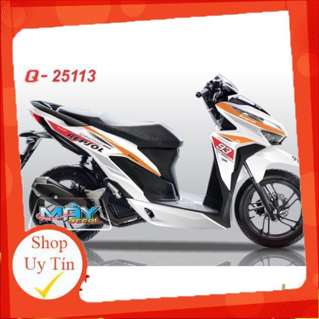 Tem rời Vario 150 Repsol 3 lớp ko bay màu