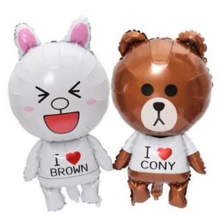 Bóng kiếng hình con gấu, con thỏ size 60cm
