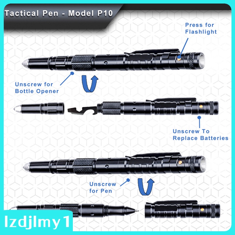 Bút Đèn Pin Cầm Tay Cắm Trại Leo Núi Hộp Quà Tặng