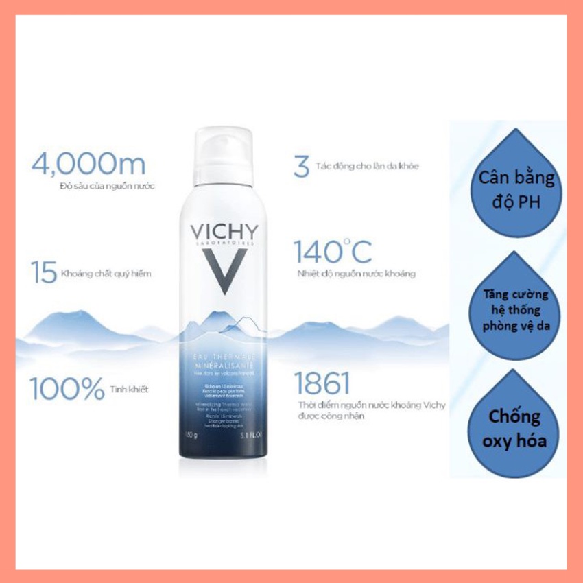 Xịt Khoáng Vichy Thermal Spa Water