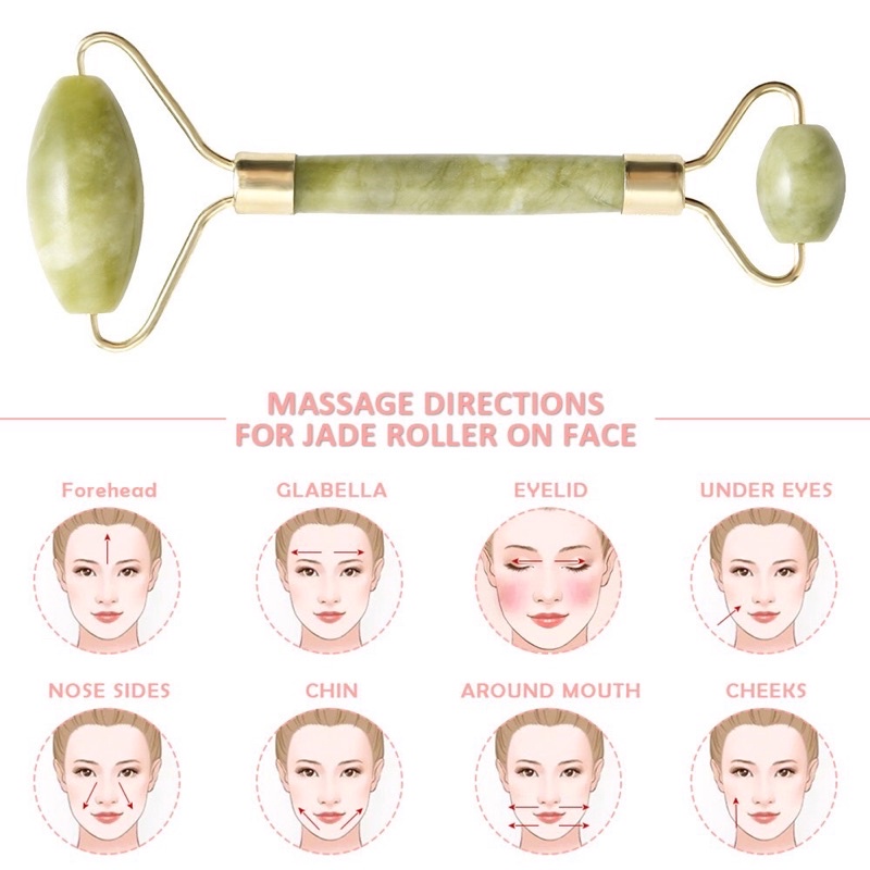 Thanh lăn massage mặt bằng đá tự nhiên