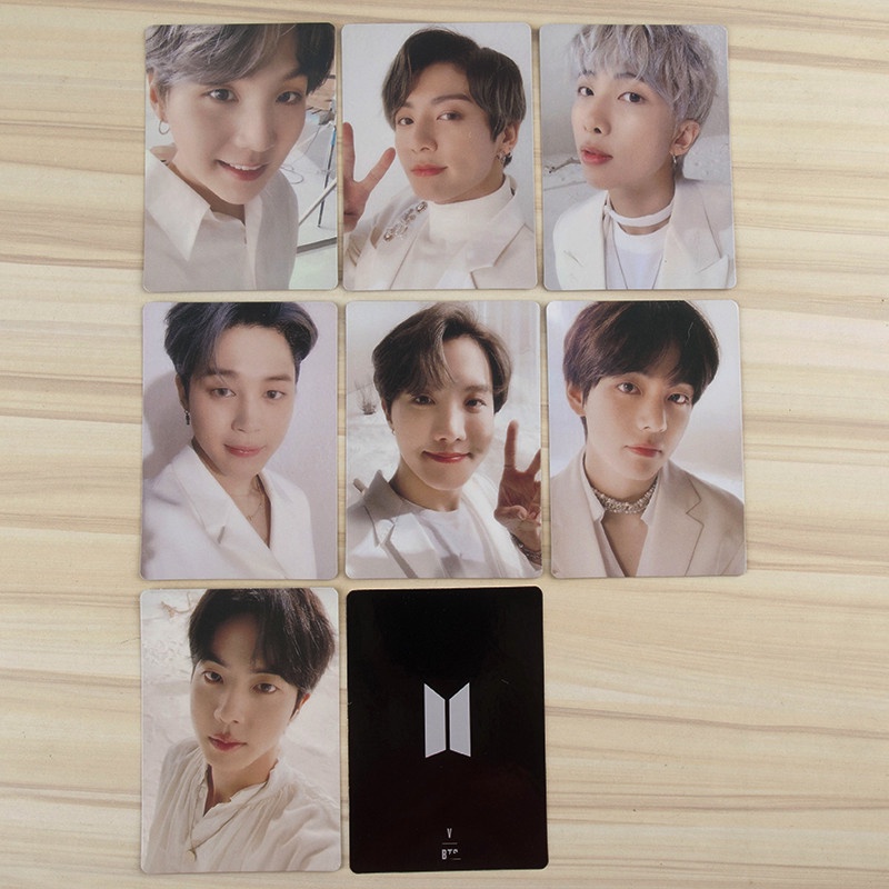Nhẫn Đeo Tay Kpop BTS Bangtan Boys Ảnh Card Quà Tặng Quân Đội