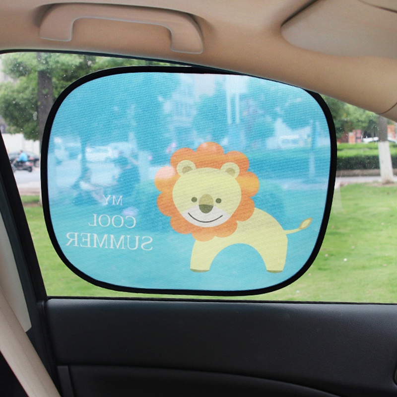 Tấm Che Nắng Cách Nhiệt Họa Tiết Hoạt Hình Cho Cửa Sổ Xe Hơi