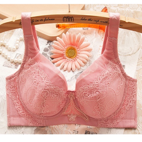 Áo Ngực Ren Siêu Mỏng Không Gọng Thép Có Mút Nâng Ngực Cup c