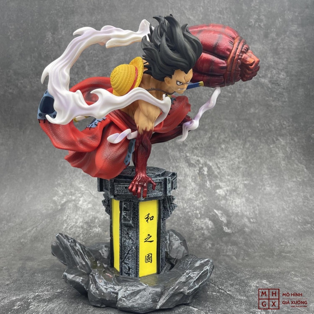 Mô hình One Piece Luffy gear 4  snake man Cao 31cm hàng cao cấp siêu đẹp  , figure mô hình anmie one piece luffy