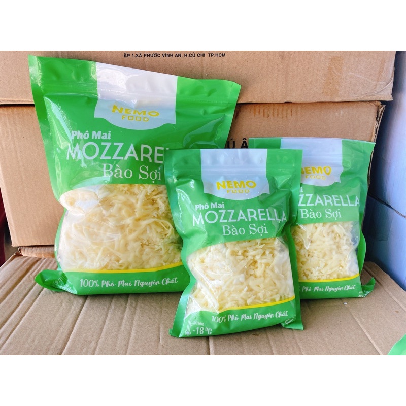 Phomai mozzarella bào sợi shopNemo