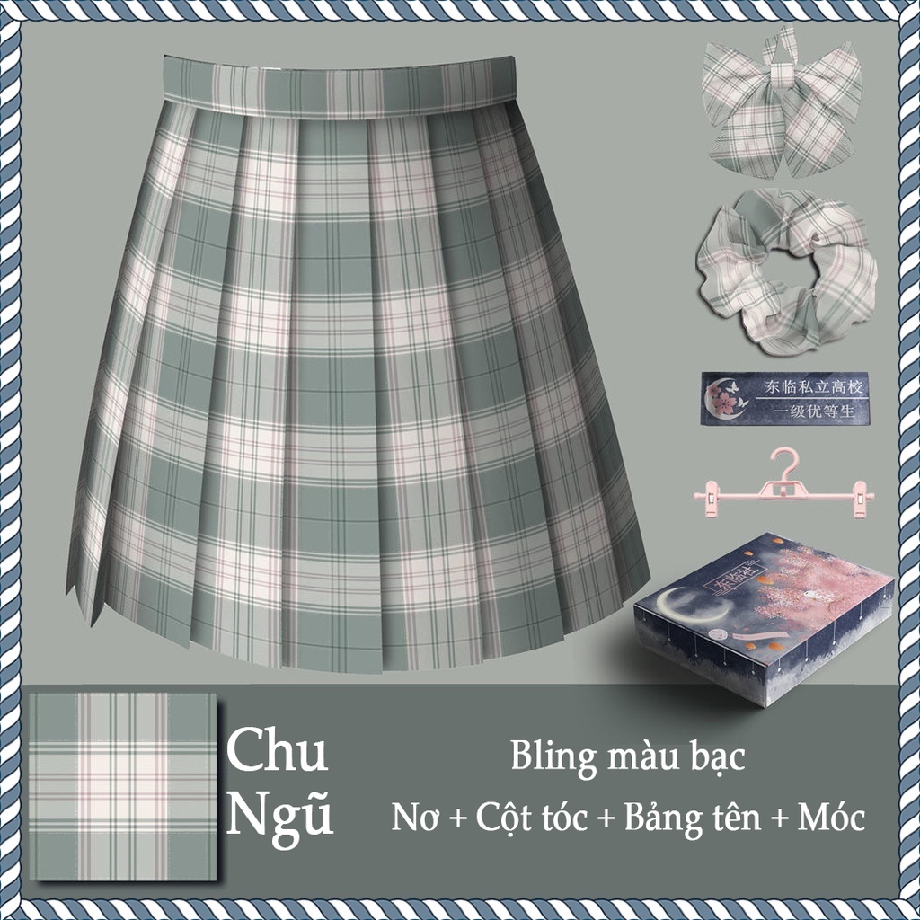 [Đông Lâm Xã] Chân váy đồng phục Seifuku/JK - Chu Ngũ