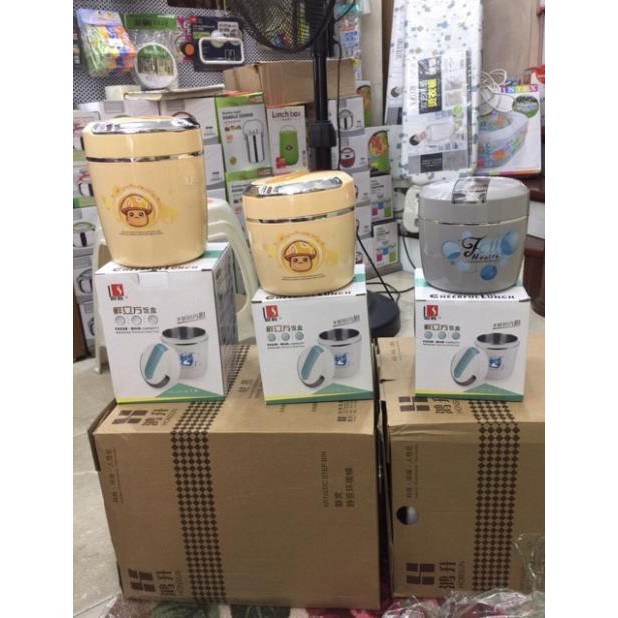 Hộp cơm giữ nhiệt ruột inox CAO CẤP QQ