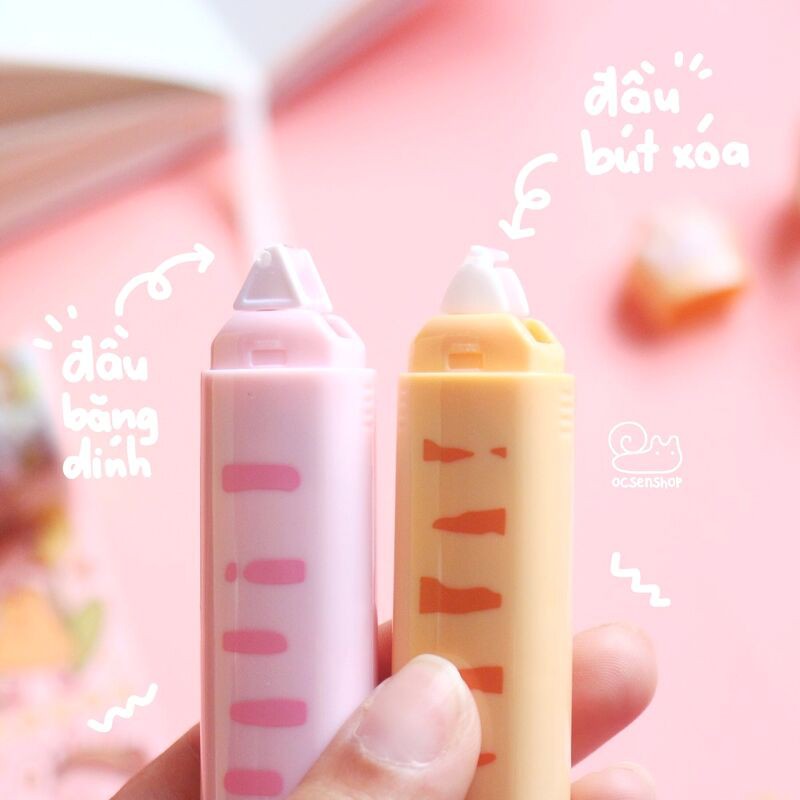 Bút xoá băng 2 đầu Cat Morning