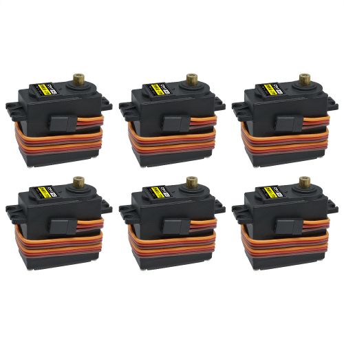 Động cơ servo PCBFUN DMS15 270° mô men xoắn bánh răng kim loại 15kg dành cho xe tải tàu thuyền máy bay RC