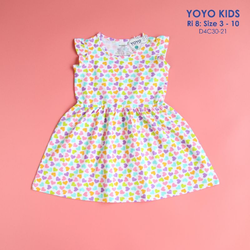 ĐẦM THUN YOYO BÉ GÁI SIZE TRUNG 3-10