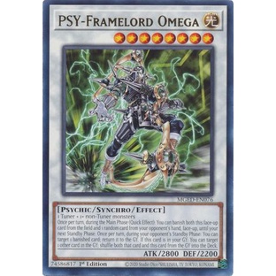 Thẻ bài Yugioh - TCG - PSY-Framelord Omega / MGED-EN076'