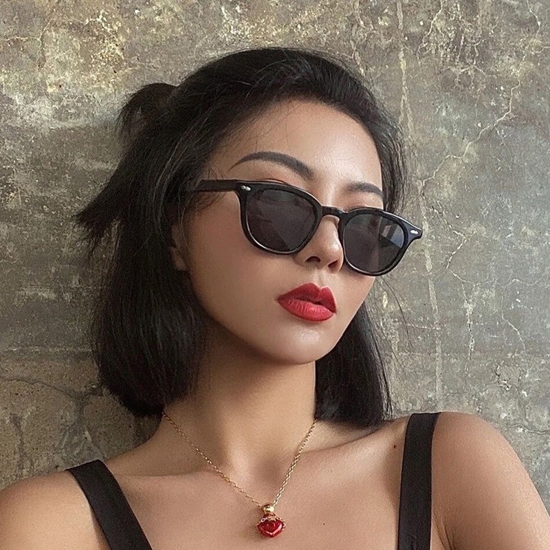 Kính Mát Chống Tia UV400 Phong Cách Hip hop Thời Trang Hàn Quốc Mới