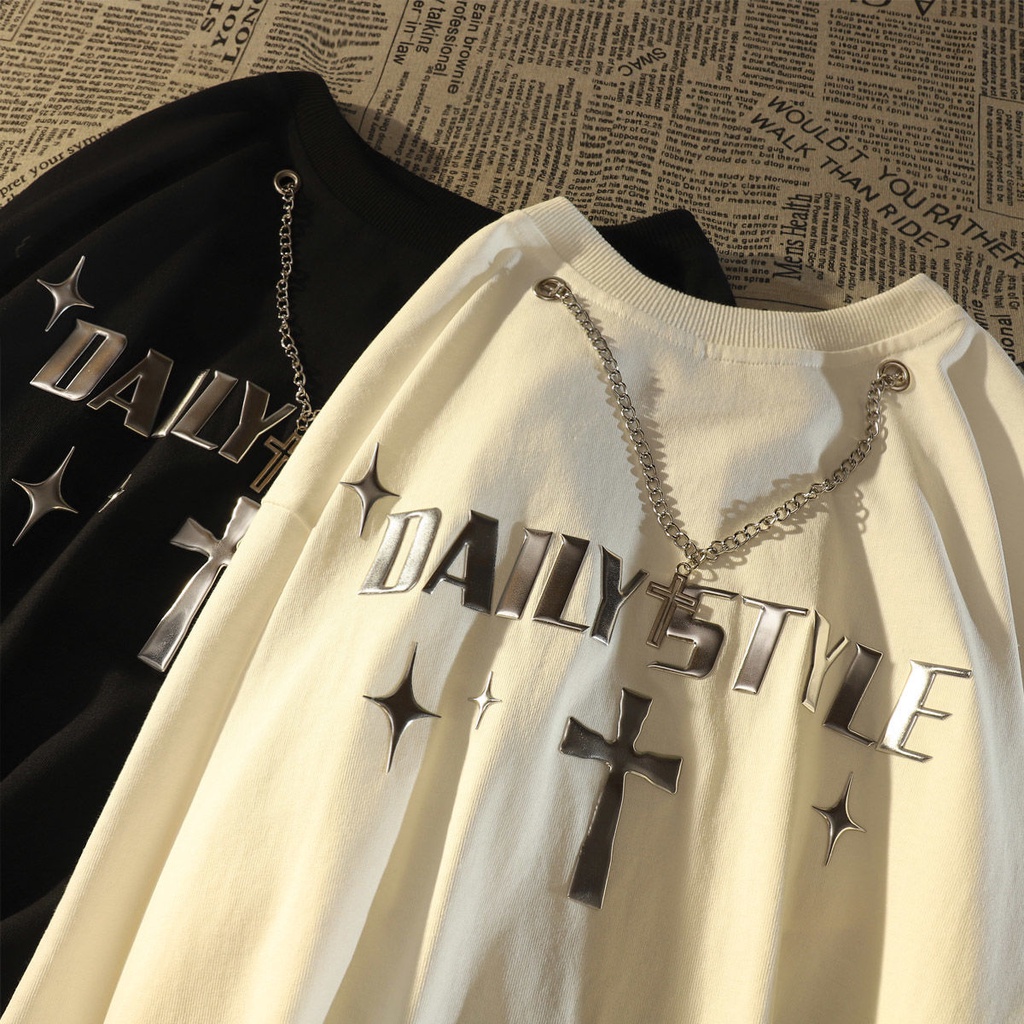 Áo Thun Tay Ngắn Phong Cách Retro Đường Phố Thời Trang Cho Nữ