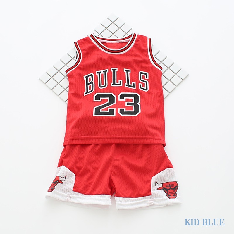 Bộ Đồng Phục Chơi Bóng Rổ Năng Động Thời Trang Cho Bé Trai