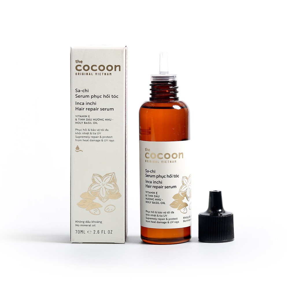 Combo 2 serum Cocoon sachi phục hồi tóc 70ml/chai