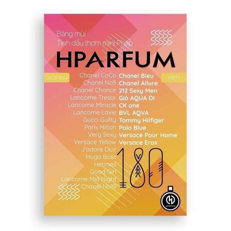 Tinh dầu thơm Pháp HPARFUM 12ml dạng lăn | Thế Giới Skin Care