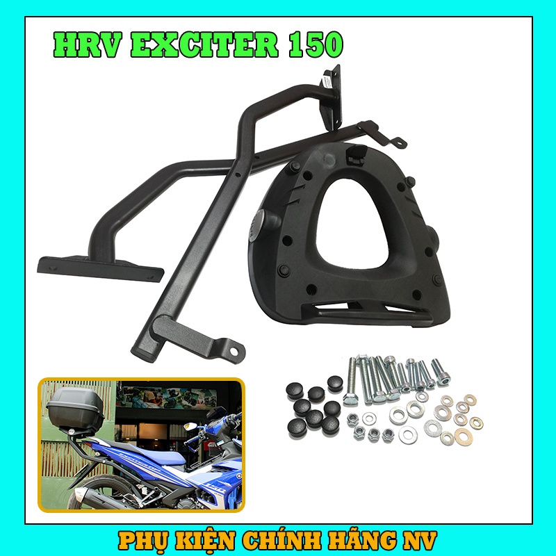 Baga Givi HRV Exciter 150/ Y15ZR chính hãng cho xe chịu lực cao bao gồm đế gắn thùng