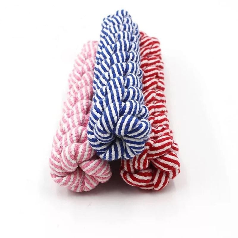 DÂY THỪNG BỆN ĐỒ CHƠI CHO THÚ CƯNG CHÓ MÈO Hình Trụ Dài 20cm - Pet shop Uytinpro