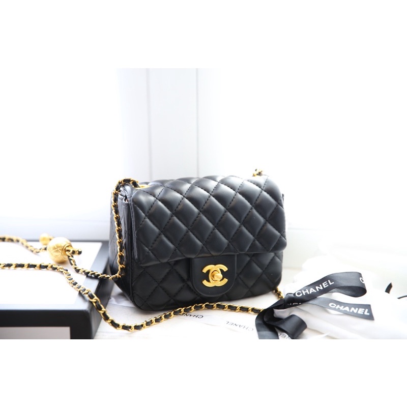 Túi chanel mini quả cầu size16cm fullbox vô cùng dễ thương