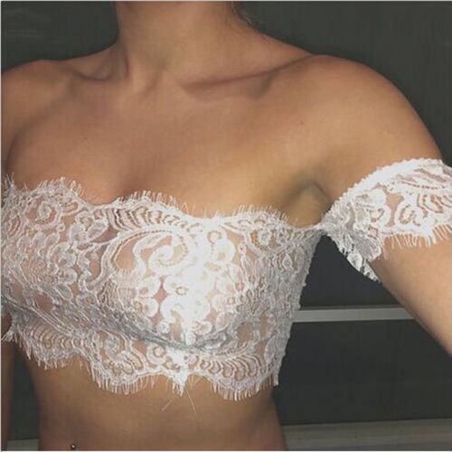 ✦LD-Sexy Ladies See Through Lingerie Tube Top G-string Babydoll Women Lace Bra Sleepwear Underwear