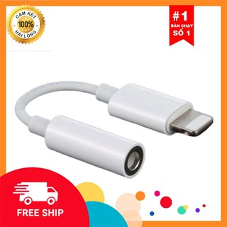 Cáp Chuyển  Tai Nghe Jack 3.5mm Iphone7 IOS dưới 10.3 Cực Kì Tiện Lợi