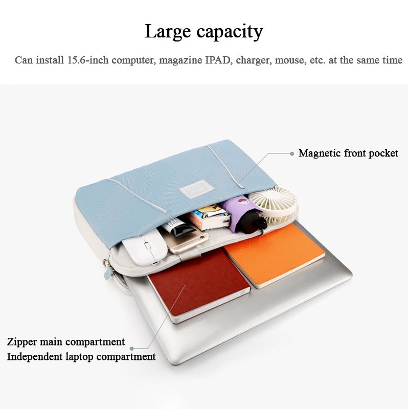 Túi đựng laptop chống sốc chống thấm nước tiện lợi cho Macbook Air Pro 13 15 13.3 14 15.6 inch